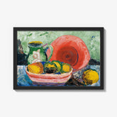 Still life with red plate, jug and lemon by Hedwig Wagner - thumbnail_1_bf_673db8075e0c5e198f5ec752